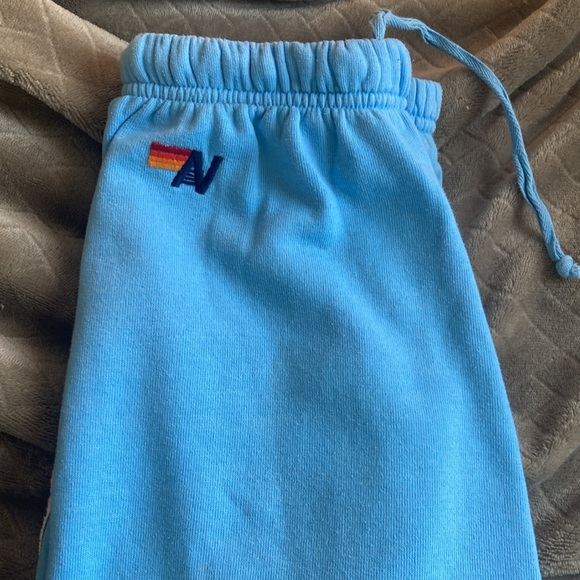 Aviator Nation Sweatpants with White Lightning Bolt XS - Picture 2 of 3